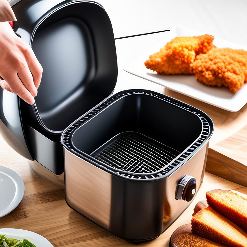 Preheat your air fryer to 350°F (how to cook chicken nuggets in air fryer)