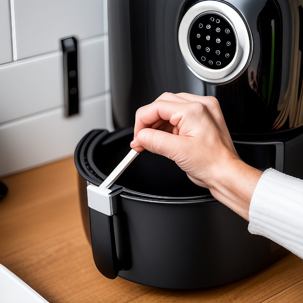 Unplug before cleaning (air fryer)