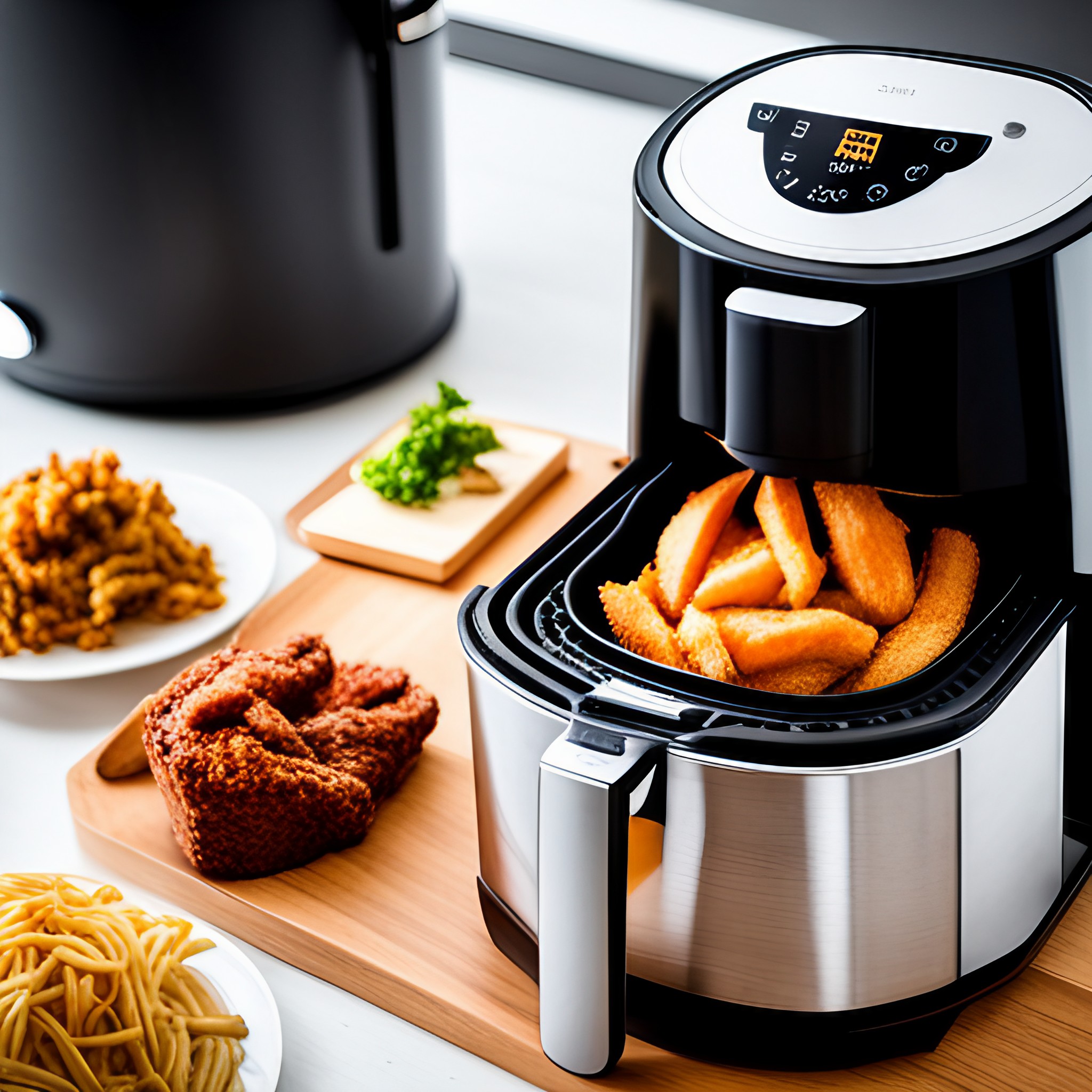 Place food items in the air fryer